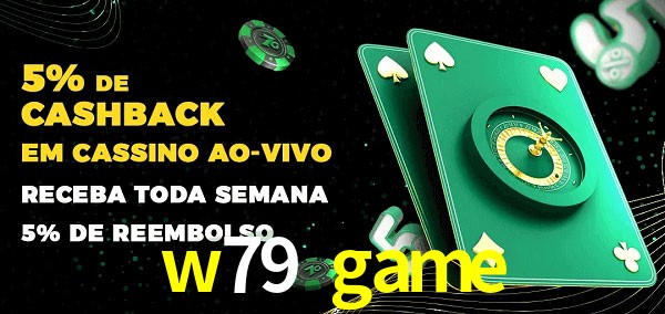 Promoções do cassino ao Vivo w79 game